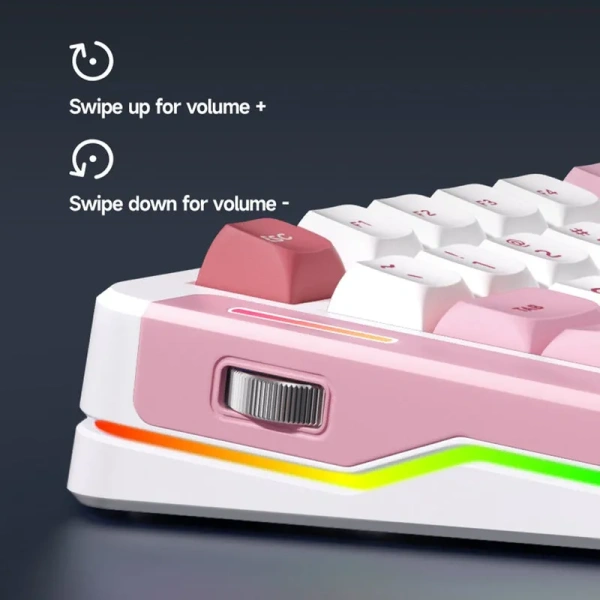 Фото - Механическая клавиатура MCHOSE X75 Icy Creamsicle Switch RGB Navy Blue радиоканал, русская раскладка