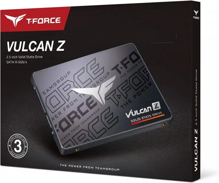 Твердотельный накопитель SSD 256 ГБ 2.5" SATA Team Group T-FORCE VULCAN Z (T253TZ256G0C101) купить! 