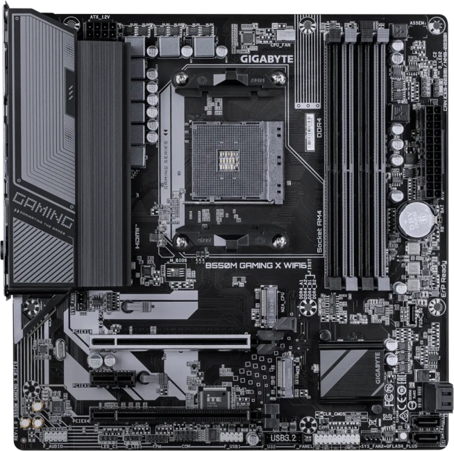 Материнская плата Gigabyte B550M GAMING X WIFI6 купить! 