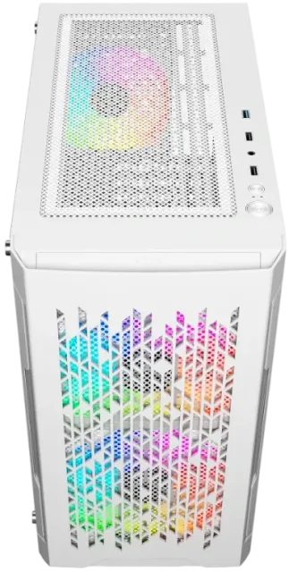 Компьютерный корпус Powercase Mistral Micro D3W TG ARGB PWM White (CMMDW-A3) купить! 