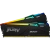 Оперативная память DDR5 16 Gb 5600 MHz Kingston FURY BEAST RGB (KF556C40BBAK2-16) купить! 