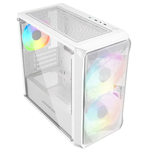 Компьютерный корпус Powercase Mistral Micro A3W TG ARGB White (CMMAW-A3) купить! 