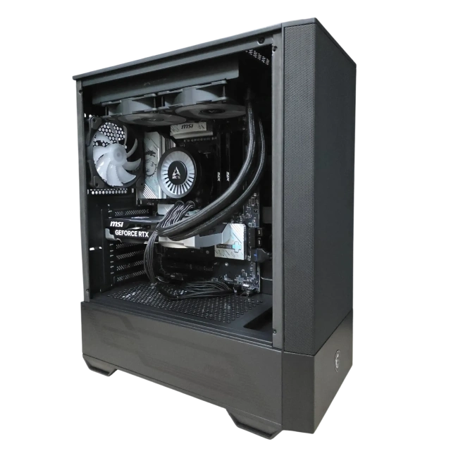 Игровой компьютер 992608 (Core i5-12400F 2.5 ГГц/Intel B760/32 ГБ DDR5 6 ГГц/1024 ГБ SSD/RTX 5060 Ti 16 ГБ/Wi-Fi/650W/MSI MAG FORGE 111R ARGB TG Черный) - купить по выгодной цене!