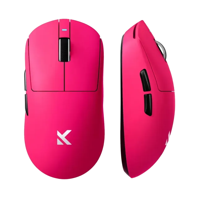 Мышь беспроводная mchose A7 ultra, радиоканал/bluetooth, 8KHz, розовая
