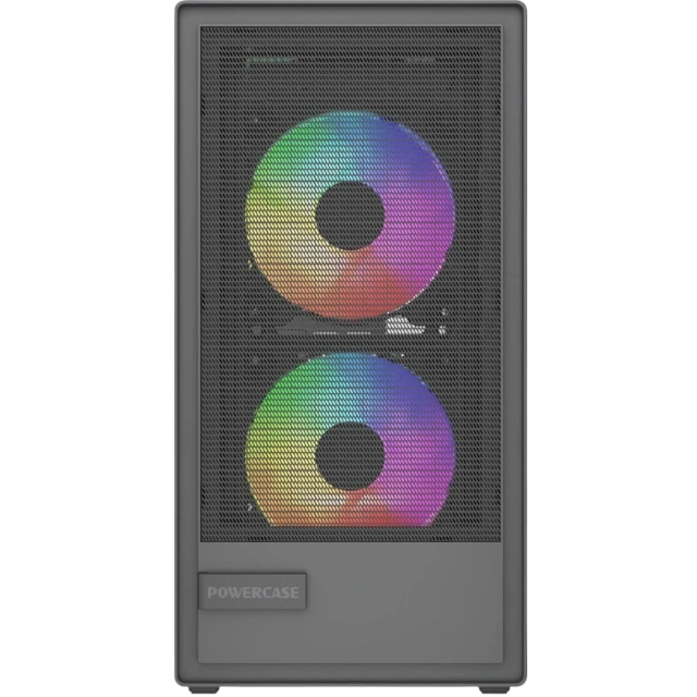 Компьютерный корпус Powercase Mistral SM02 TG FRGB Black (CMMSM02B-L3) купить! 