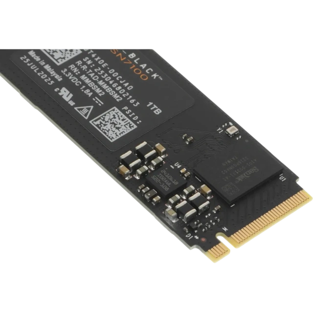Накопитель SSD Western Digital 1000 Gb SN7100 Black (WDS100T4X0E) купить! 