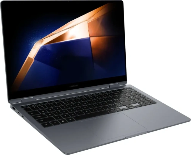 Ноутбук Samsung Galaxy Book 4 360 NP750QGK-KG3US (Core 7 150U/15.6"/FHD/Touch/AMOLED/16GB/512GB SSD/Win 11 H) Gray - фото