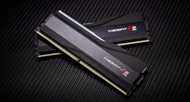 Оперативная память DDR5 64 ГБ 6000 МГц G.Skill TRIDENT Z5 RGB Black (F5-6000J3636F32GX2-TZ5RK) модулей 2 шт. купить! 