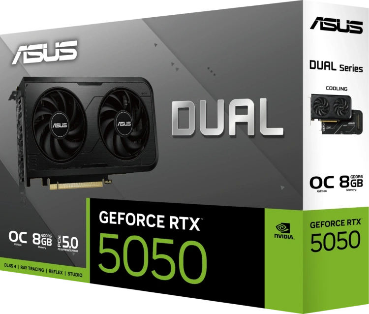 Видеокарта ASUS GeForce RTX 5050 OC 8Gb (DUAL-RTX5050-O8G) купить! 