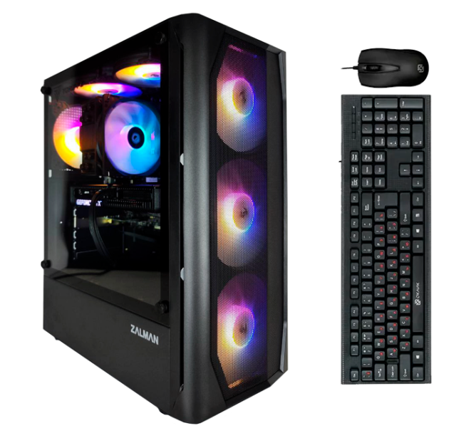 Игровой компьютер 672045 ( Ryzen 5 3600 3.6 ГГц/AMD B450/32 ГБ DDR4 2.6 ГГц/512 ГБ SSD/GeForce RTX 3050 8 ГБ/Блок 650W/Корпус Zalman N4/Win 10 Pro Trial)