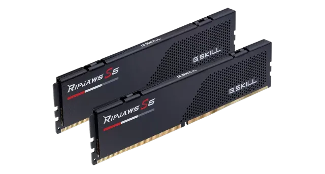 Оперативная память DDR5 64 ГБ 5600 МГц G.Skill Ripjaws S5 Black (F5-5600J3636D32GX2-RS5K) модулей 2 шт. купить! 