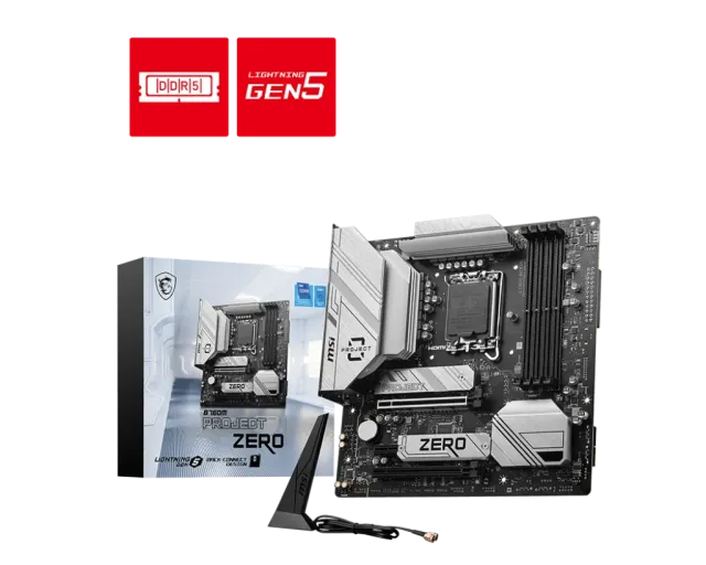 Материнская плата MSI B760M PROJECT ZERO купить! 