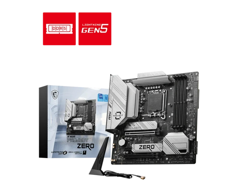 Материнская плата MSI B760M PROJECT ZERO купить! 