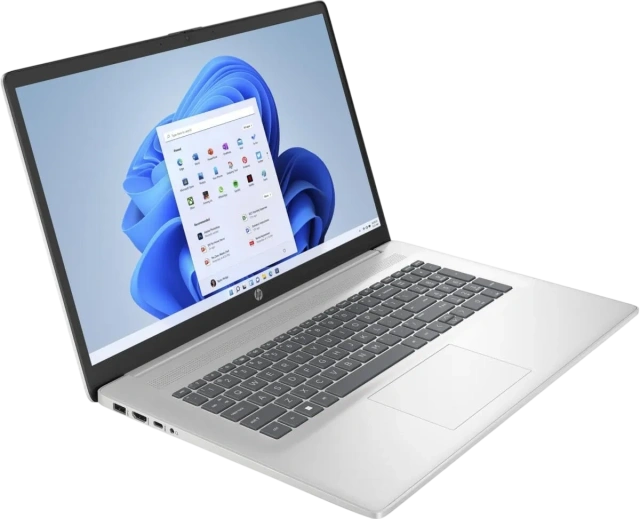 Ноутбук HP 17-cp3322nr (AMD Ryzen 5 7430U/17.3" 1920x1080/32Gb/2Tb SSDAMD Radeon Graphics/Wi-Fi/BT/Win 11 Pro) Silver - фото