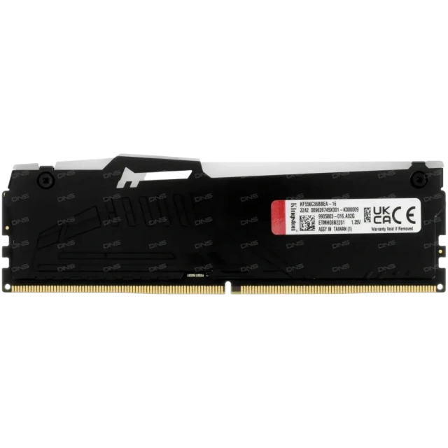 Оперативная память 16 Gb 5600 MHz Kingston FURY Beast RGB Black (KF556C36BBEA-16) купить! 