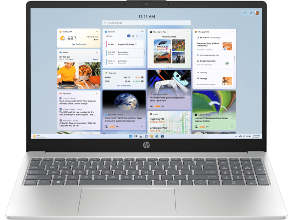 Ноутбук HP Star Book 15-fd1250tu (Core Ultra 5/15.6" FHD/16Gb/512Gb SSD/Intel Arc/Win 11 Home) Silver - фото