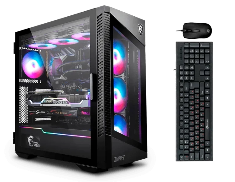 Игровой компьютер 678105 ( Ryzen 9 7900X 4.7 ГГц/X670/32 ГБ DDR5 4.8 ГГц/1 ТБ SSD/Radeon RX 6750 XT 12 ГБ/Блок 850W/Корпус MSI MPG VELOX 100R/Win 10 Pro Trial) - купить по выгодной цене!
