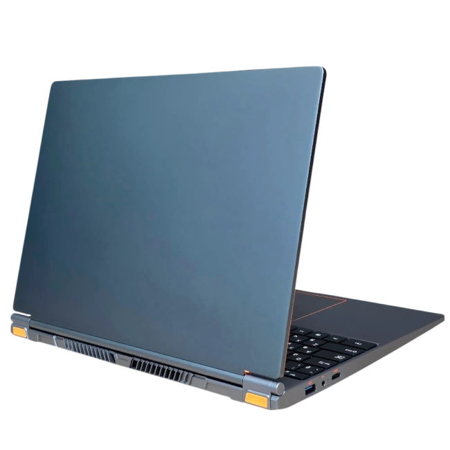 Ноутбук для работы и учебы HY160 (Intel N95/16"/1920x1200/16Gb/512GB SSD/Win 11 Pro) Grey with orange inserts - фото