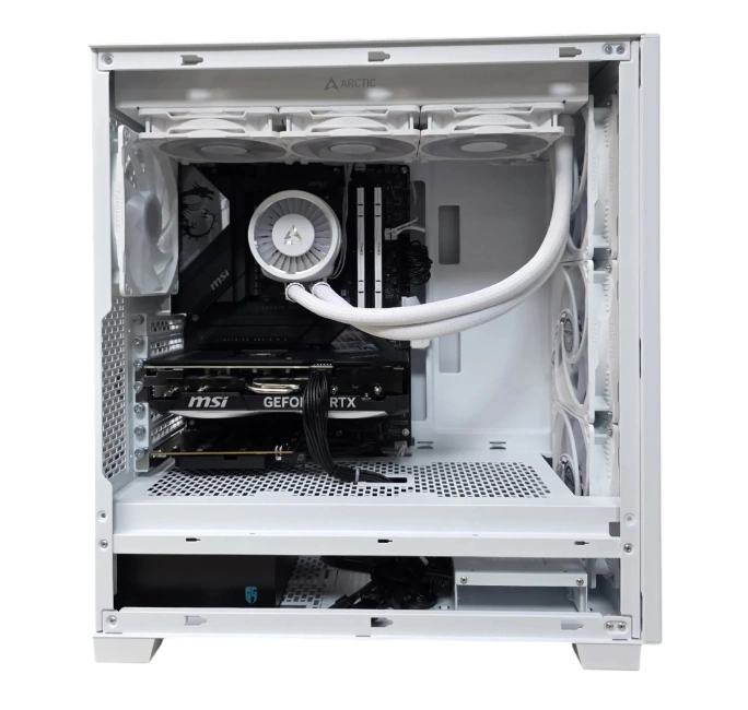 Игровой компьютер 990441 (Core Ultra 9 285K 3,7 ГГц/Intel Z890/64 ГБ DDR5 6 ГГц/1024 ГБ/RTX 5070 12 ГБ/Wi-Fi/850W/Phanteks 523 XT PRO ULTRA Matte TG RGB White) - купить по выгодной цене!