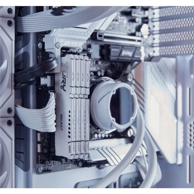 Оперативная память DDR5 64 Gb 5600 MHz Kingston FURY Beast AMD White (KF556C36BWEK2-64) купить! 