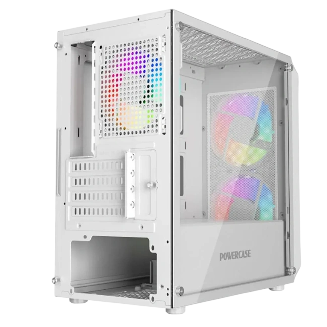 Компьютерный корпус Powercase Mistral Micro A3W TG ARGB White (CMMAW-A3) купить! 