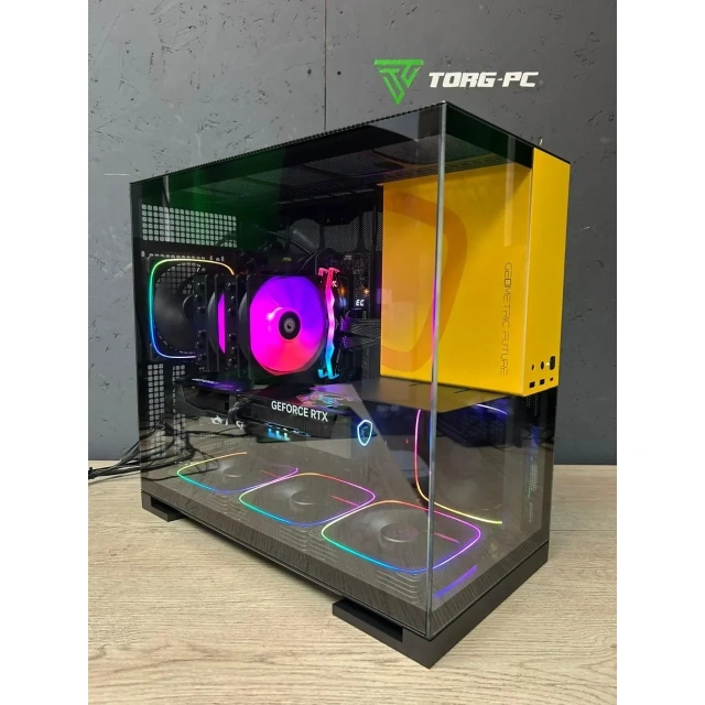 Игровой компьютер 992957 (Core Ultra 9 285K 3.7 ГГц/Intel B860/32 ГБ DDR5 6.0 ГГц/1024 ГБ SSD/RTX 5060 Ti 16 ГБ/Wi-Fi/850W/Geometric Future Model 5 ARGB Black Yellow) - купить по выгодной цене!