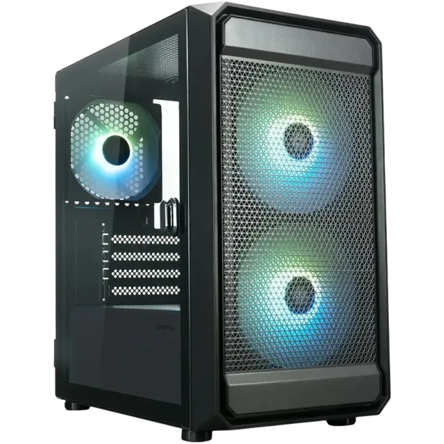 Компьютерный корпус XASTRA A303M 3ARGB-C6 TG Black (A303M-2FC14A-1FC12A-C6-D) купить! 