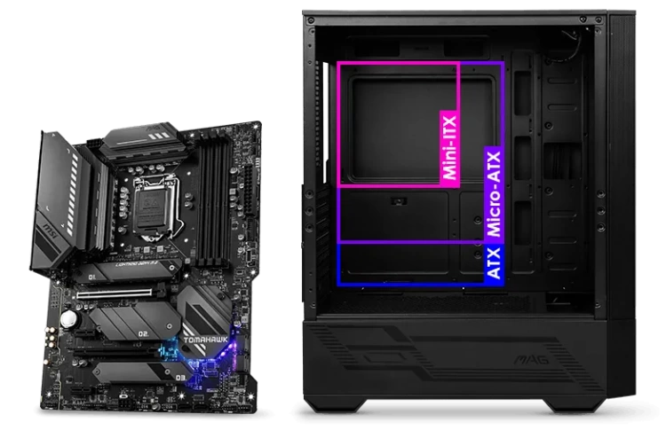 Компьютерный корпус MSI MAG FORGE 112R ARGB TG (306-7G16X23-809) Black купить! 