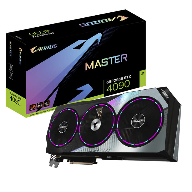 Видеокарта GIGABYTE AORUS GeForce RTX 4090 MASTER 24G (GV-N4090AORUS M-24GD), Retail купить! 