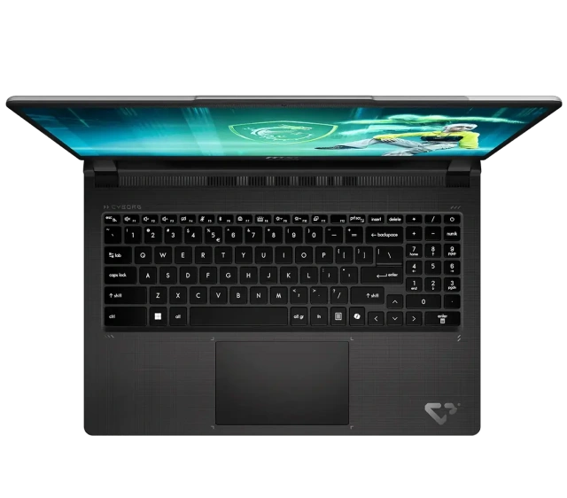 Ноутбук MSI Cyborg 15 C13WF-229XRU (Intel Core i5 13420H 2.1GHz/15.6" 1920х1080, 144Hz/16Gb/512Gb SSD/NVIDIA GeForce RTX 5060 8Gb/FreeDOS) 9S7-15T121-229, Серый - фото