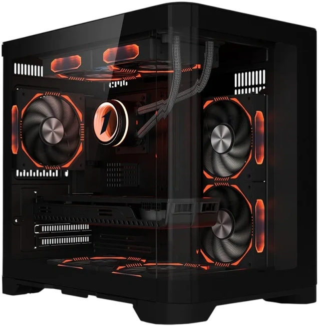 Компьютерный корпус 1STPLAYER UVIEW UV5 Black (UV5-BK) купить! 