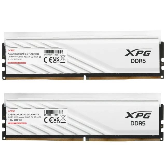 Оперативная память 32 Gb 6000 MHz ADATA XPG LANCER Blade RGB White (AX5U6000C3616G-DTLABRWH) купить! 