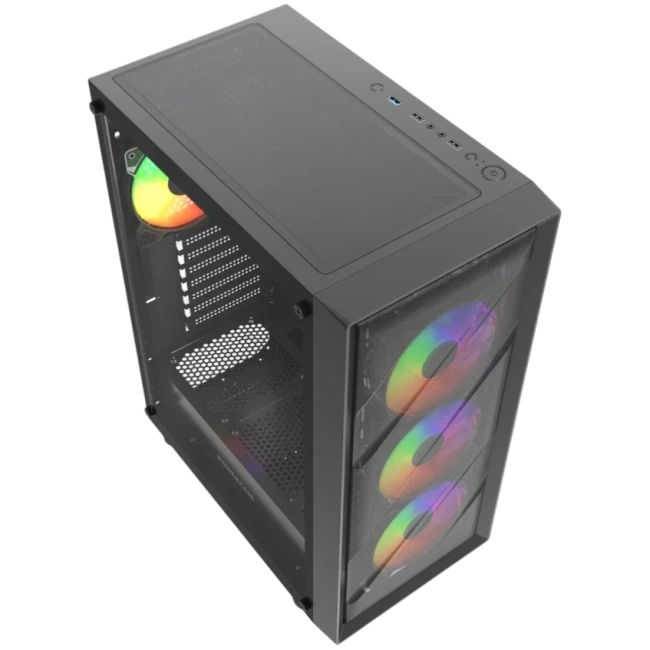 Компьютерный корпус Powercase Mistral EA21 TG FRGB Black (CMAEA21-L4) купить! 