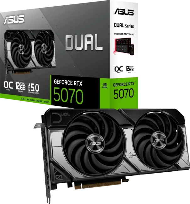 Видеокарта ASUS GeForce RTX 5070 DUAL OC Edition (DUAL-RTX5070-O12G), Retail купить! 