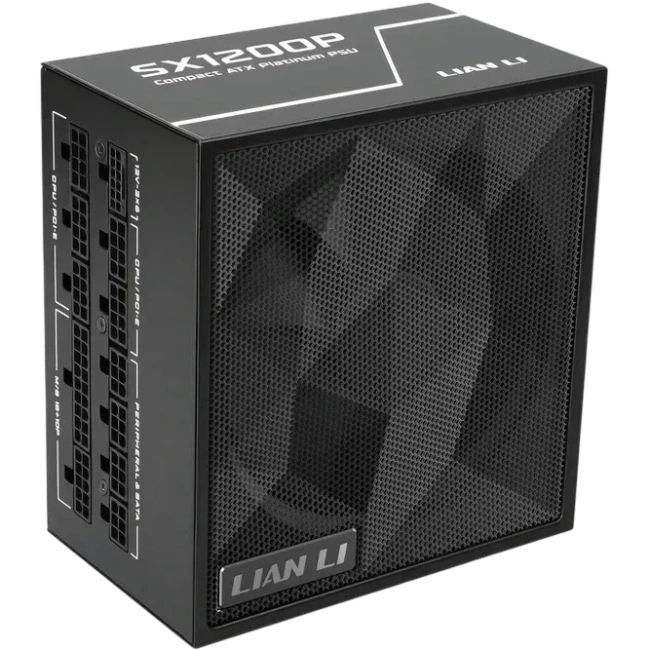 Блок питания Lian Li 1200W SX1200P Black (G9P.SX1200P.B000.RU) 16 Pin (PCIe 5.1 Connector Cable Details) купить! 