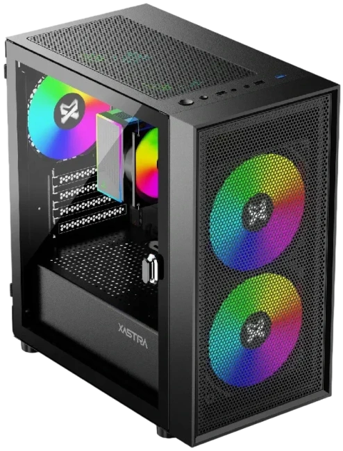Компьютерный корпус XASTRA A305M 3ARGB Black (A305M-2FC14A-1FC12A-D) купить! 