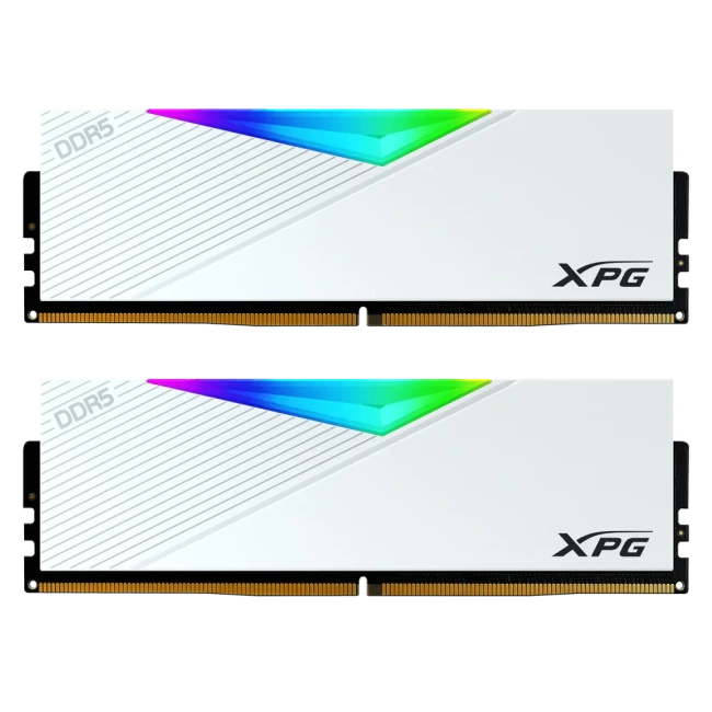Оперативная память DDR5 32 ГБ 6000 МГц ADATA XPG LANCER RGB White (AX5U6000C3016G-DCLARWH) модулей 2 шт. купить! 