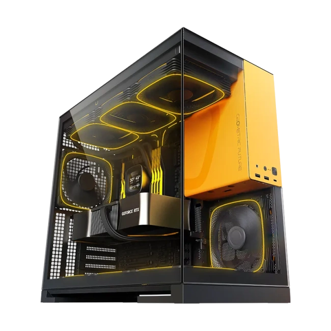 Игровой компьютер 992949 (Ryzen 7 9800X3D 4.7 ГГц/AMD X870/32 ГБ DDR5 6.0 ГГц/1024 ГБ SSD/RTX 5060 Ti 16 ГБ/Wi-Fi/850W/Geometric Future Model 5 ARGB Black Yellow) - купить по выгодной цене!