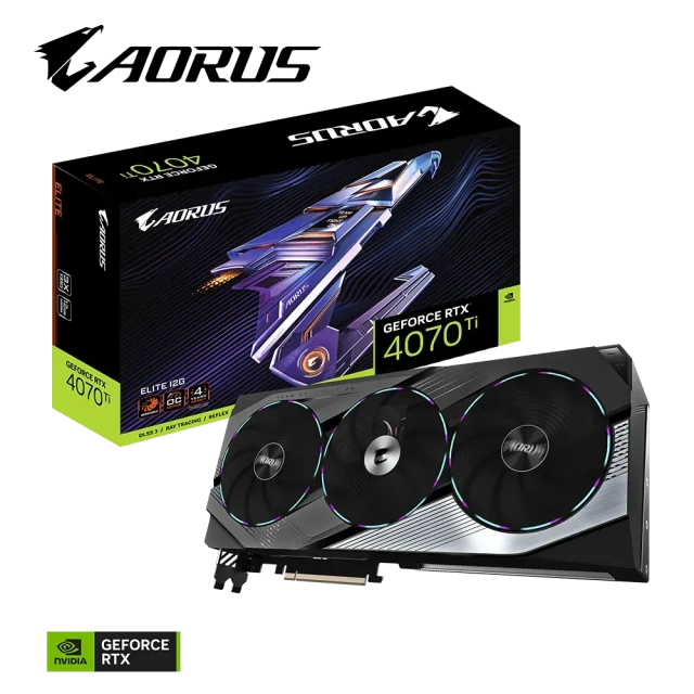 Видеокарта Gigabyte GeForce RTX 4070 Ti AORUS ELITE (GV-N407TAORUS E-12GD), Retail купить! 