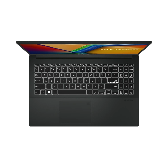 Ноутбук ASUS Vivobook Go 15 E1504FA-BQ344 (AMD Ryzen 5 7520U/15.6"/IPS/FHD/1920x1080/8Gb/256Gb SSD/NoOS) Mixed Black, 90NB0ZR2-M00F40 - фото