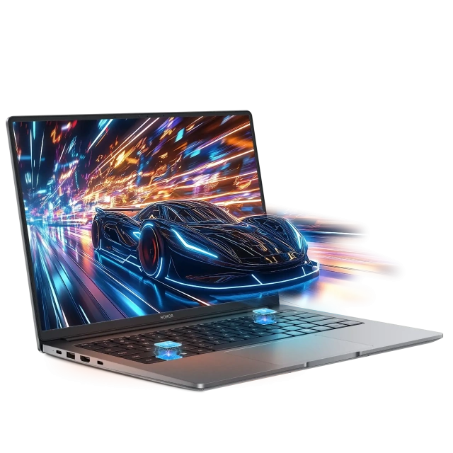 Ноутбук HONOR MagicBook X14 Plus FRB-X (Intel Core 5 220H/14" 1920x1200/16Gb/512Gb SSD/Intel Graphics/Win 11 Home) 5301ALWC_L,Серый, Русская раскладка - фото