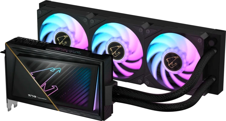 Видеокарта Gigabyte AORUS GeForce RTX 5080 XTREME WATERFORCE 16G (GV-N5080AORUSX W-16GD) купить! 