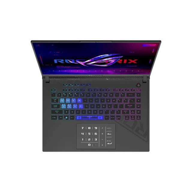 Ноутбук Asus ROG Strix G16 G614PP-WH94 (AMD Ryzen 9 8940HX/16" 1920x1200/16Gb/1Tb SSD/NVIDIA GeForce RTX 5070 8Gb/Win 11 Home) Gray - фото