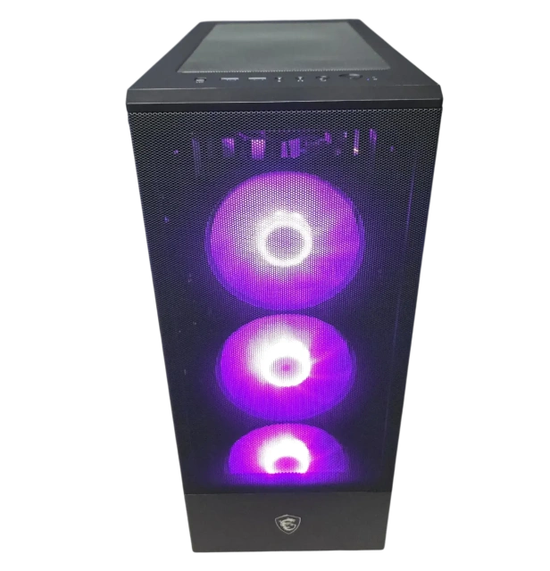 Игровой компьютер 991693 (Core i5-14400 2.5 ГГц/AMD B650/32 ГБ 6.0 ГГц/1024 SSD/RTX 5060 Ti 8 ГБ/Wi-Fi/650W/MSI MAG FORGE 111R ARGB TG Черный) - купить по выгодной цене!
