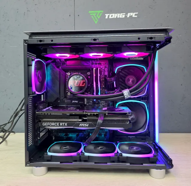 Игровой компьютер 685216 (Core i9-13900K 3.0 ГГц/Z790/64 ГБ DDR5 6.0 ГГц/GeForce RTX 5080 24 ГБ/Блок 1000W/Wi-Fi/Корпус Montech KING 95 ULTRA TG SPCC Cold Steel/Win 11 Pro Trial) - купить по выгодной цене!