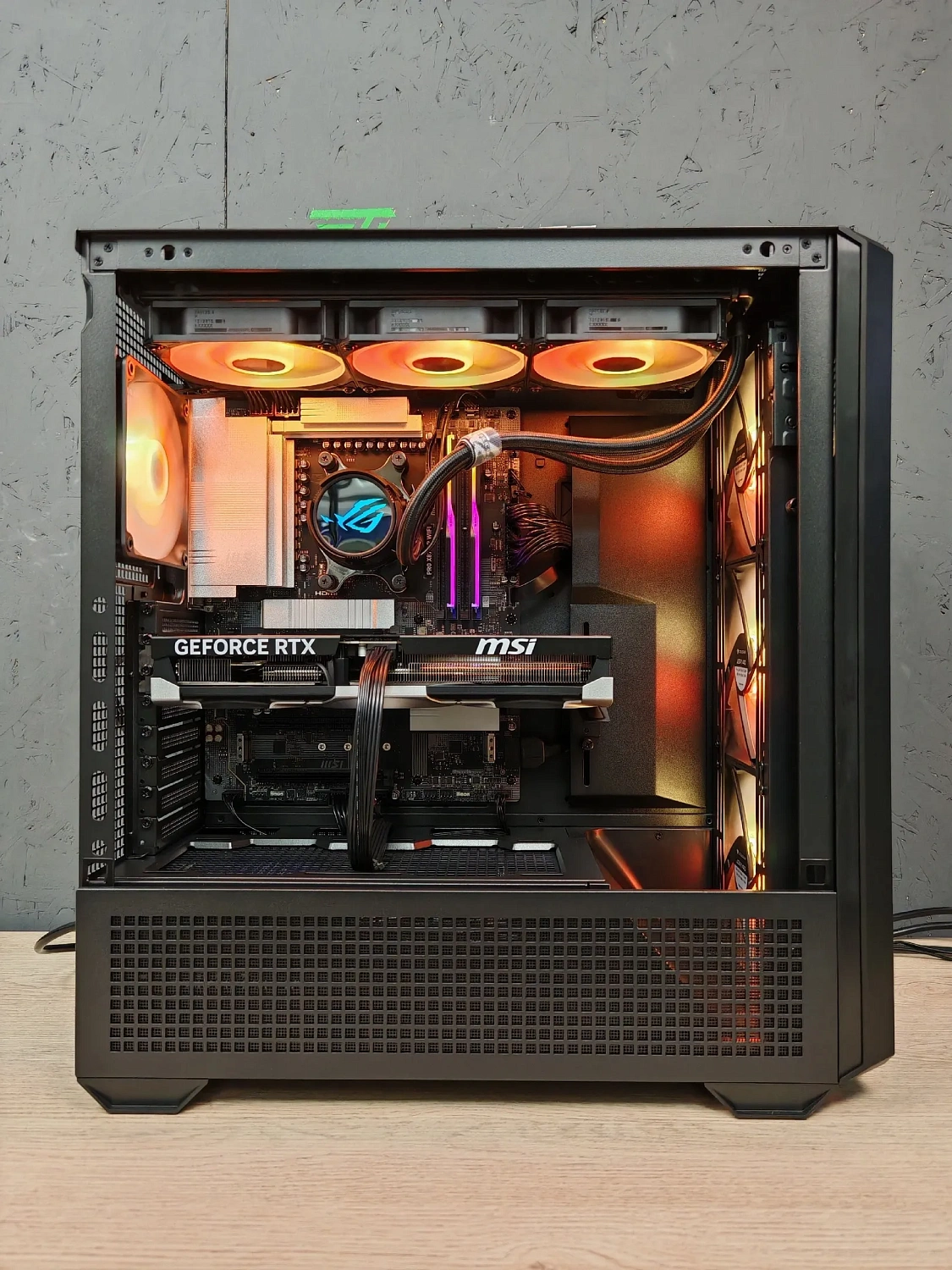 Игровой компьютер 989713 (Ryzen 7 9800X3D 4,7 ГГц/AMD B850/32 ГБ DDR5 6 ГГц/1024 ГБ SSD/RTX 4070 SUPER 12 ГБ/Wi-Fi/1000W/Cougar AIRFACE PRO RGB Black)