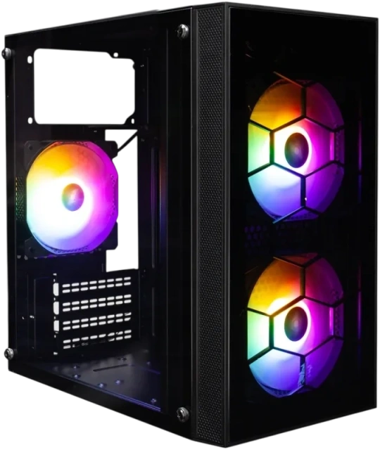 Компьютерный корпус 1STPLAYER FIREBASE X1 LED Black (X1-BK-3F1) купить! 