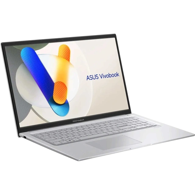 Ноутбук ASUS Vivobook 17 X1704VA-AU1107 (Core 7 150U/17.3" FHD/16Gb/1Tb SSD/Intel Graphics/Без ОС) Silver - фото