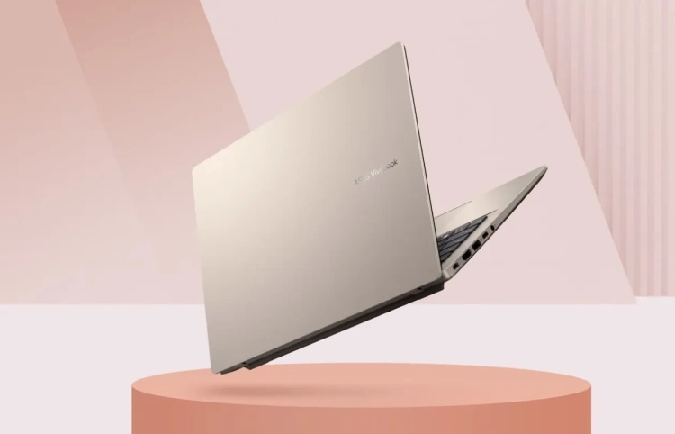 Ноутбук Asus VivoBook 14 M1407KA-PS74 (AMD Ryzen AI 7 350/14.5" 1920x1200/16Gb/512Gb SSD/Win 11 Home) Gold - фото