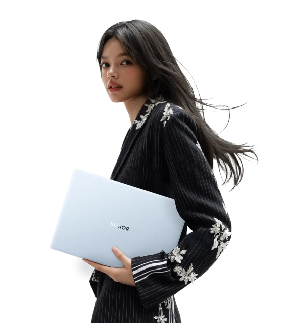 Ноутбук HONOR MagicBook X14 Plus 2025 (Core 5 220H/14"/2880x1800/32Gb/1Тб/Win 11 Home) 5301ALXY Светло-голубой. - фото